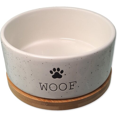 Plaček Pet Products Keramička zdjela za hranu za ljubimce za pse ø 16 cm Dog Fantasy WOOF – Cijene
