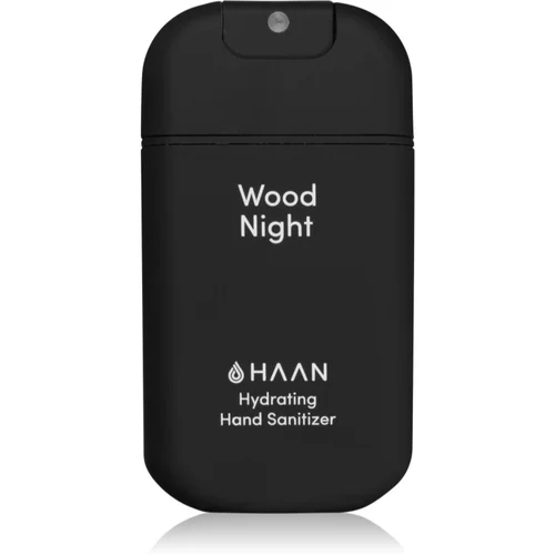 Haan Hand Care Wood Night čistilno pršilo za roke z antibakterijskim dodatkom 30 ml