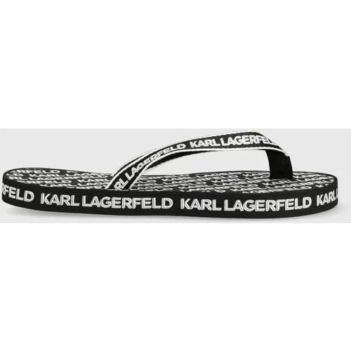 Karl Lagerfeld Japonke KOSTA MNS moške, črna barva, KL71003