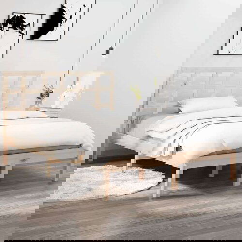  Posteljni okvir iz trdnega lesa 120x200 cm, (20646012) Slike