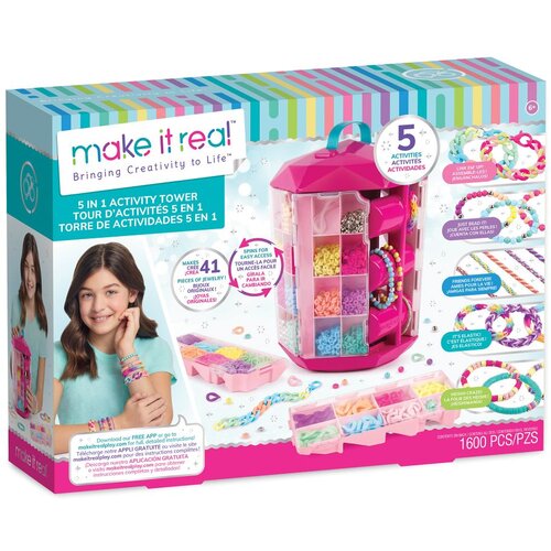 MAKE IT REAL Kreativni toranj 5 u 1 set za perle Cene