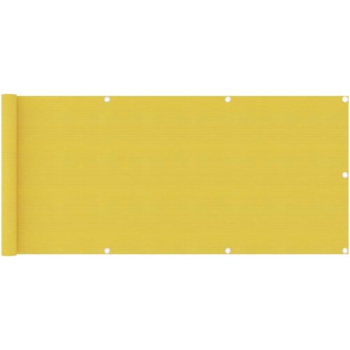 vidaXL Balkonsko platno rumeno 75x500 cm HDPE, (20692905) Cene