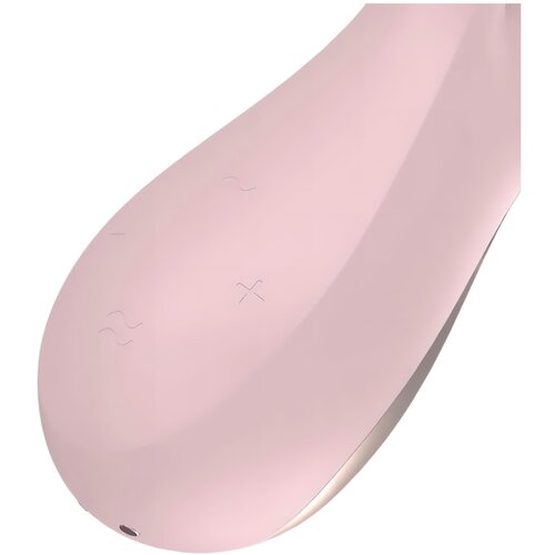 Satisfyer Rabbit vibrator Mono Flex APP roza Slike