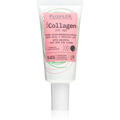 FlosLek Laboratorium Fito Collagen dnevna i noćna krema protiv bora za konture očiju i usana 30 ml Cijene