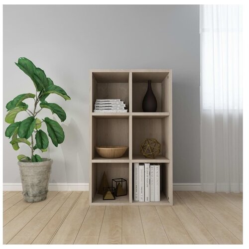 Knjižna omara/komoda sonoma hrast 66x30x97,8 cm iverna plo&scaron;ča Cene