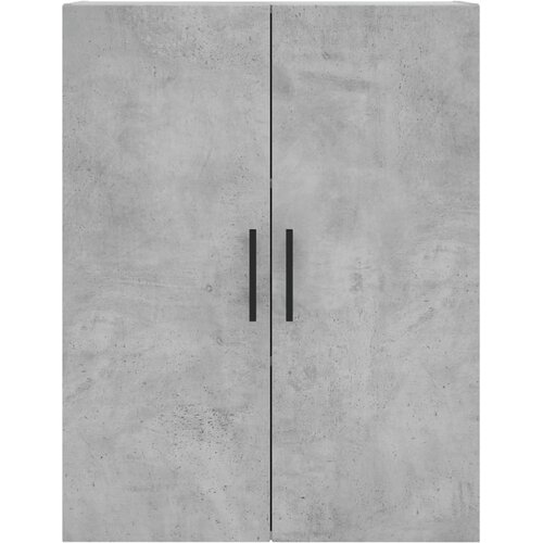  Visoka komoda siva betona 69,5x34x180 cm od konstruiranog drva Slike