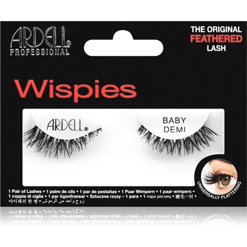 Ardell wispies baby demi umetne trepalnice 1 ks odtenek black Slike