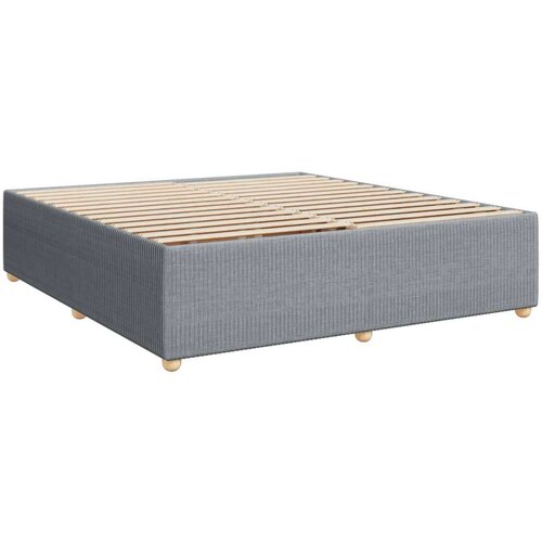 VidaXL Krevet s oprugama i madracem svjetlosivi 180x200 cm od tkanine Slike