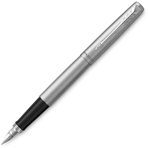 Parker Nalivno pero Jotter Steel CT + 2 črnilna vložka, srebrn Slike