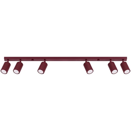 Sollux Lighting Stropna svetilka KARBON 6L burgund, (5000352406) Cene