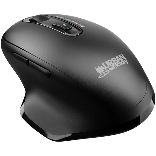 Oem URBAN FACTORY, Ergonomska brezžična polnilna mi&scaron;ka z dvojno Bluetooth povezavo, Črna, (5000185057) Cene