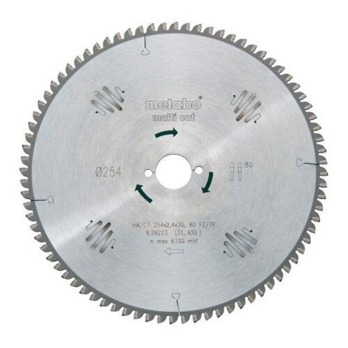 Metabo kružna testera za drvo hw/ct 305x2.4x30 mm 80zuba 628055000 Cene