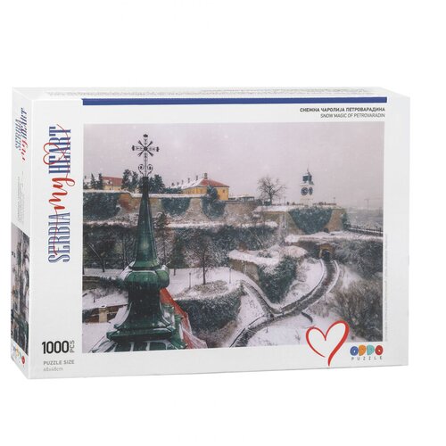 Oddo Puzzle Slagalica Snežna čarolija Petrovaradina Puzzles Serbia My Heart Collection slagalice 960995, 1000 delova Cene