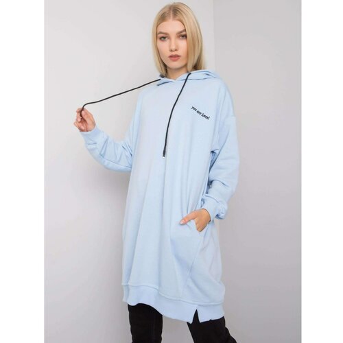 Fashion Hunters Light blue women's hoodie Slike