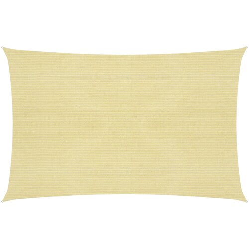 vidaXL Senčno jadro 160 g/m² bež 3x4,5 m HDPE, (20609677) Cene