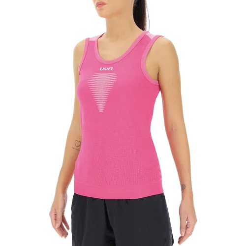 UYN Marathon Ow Sleeveless Magenta/White L/XL Tekaška majica brez rokavov