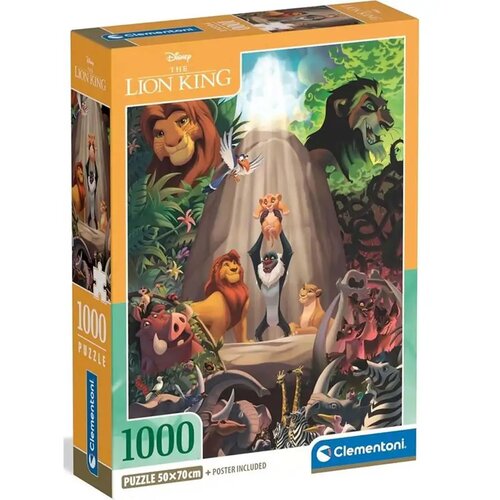 Clementoni Disney Levji kralj 1000-delni kompaktni puzzle - Cene
