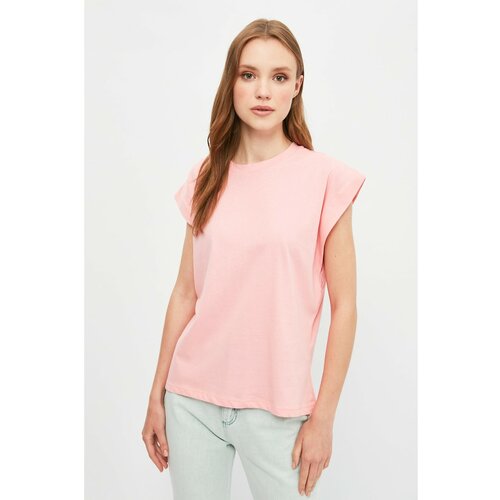 Trendyol Ženska majica bez rukava Basic pink Slike