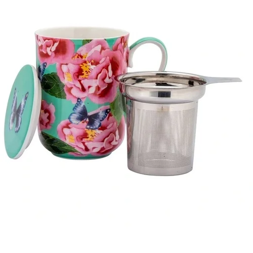 Maxwell williams Skodelica s cedilom - tisana Posey 340ml / Camellia Dreams / porcelan, inox, (21317836)