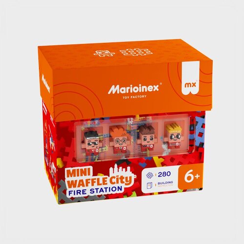 Marioinex Mini Waffle City 280 kos, Gasilski dom Cene