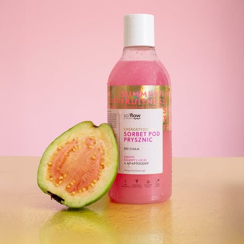 SoFlow Energizing vlažilni sorbet za telo za tu&amp;scaron; Guava, Lychee 400 ml Slike