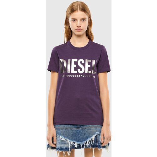 Diesel T-shirt - TSILYWX TSHIRT purple Slike