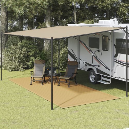 VidaXL Tepih za &amp;scaron;ator boja pijeska 250 x 550 cm HDPE Slike