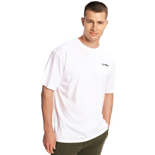GymBeam limitless oversized t-shirt white Slike