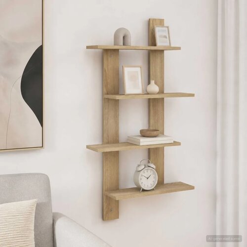  Zidna polica Hrast sonoma 61 x 13 5 x 105 cm - Hrast sonoma 61 x 13 5 x 105 cm Cijene