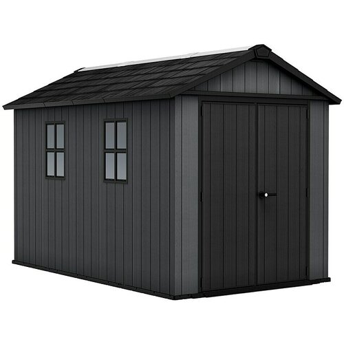 Keter Spremi&amp;scaron;te Newton Plus 7511 (Vanjska dimenzija uklj. krovni prevjes (&amp;Scaron; x D): 230 x 350 cm, Plastika, Siva) Slike