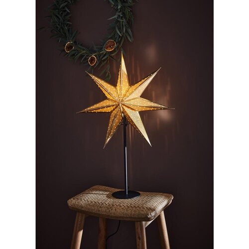 Markslöjd 705795 - Božićna dekoracija GLITTER 1xE14/25W/230V 65 cm crna/zlatna Cene