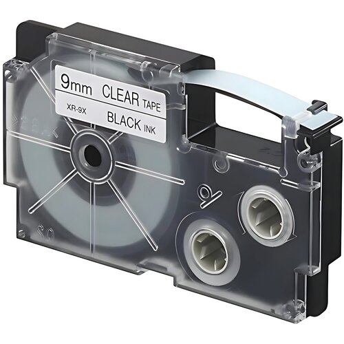  Kompatibilna traka za Casio XR - 9X &ndash; 9mm x 8m - Crna Tisak / Transparentna podloga KP36494 Cene