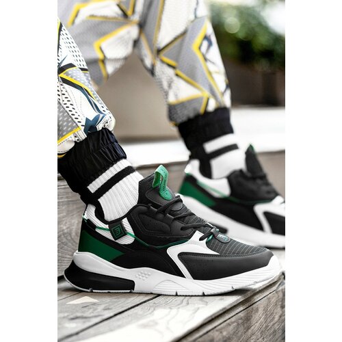 DARK SEER Black White Green Unisex Sneaker Slike