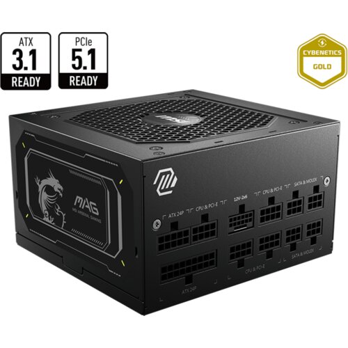 MSI MAG A750GL PCIE5 II jedinica za napajanje 750 W 20+4 pin ATX ATX Crno Cijene