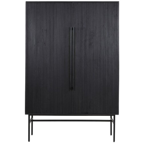Light & Living Crni ormarić od masivnog manga 120x180 cm Abage – Cijene