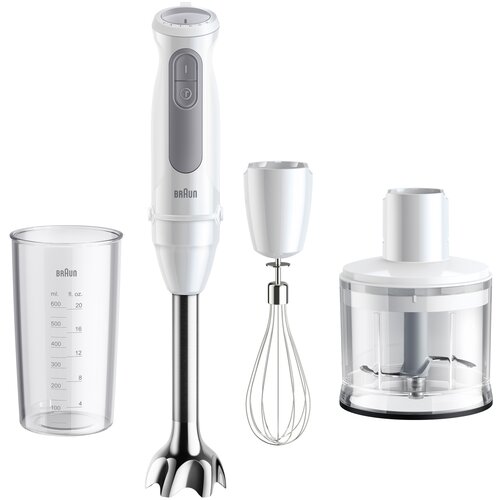 Braun MQ50236MWH MultiQuick 5 Vario za Mešalnik, drobilnik, metlica, posoda in mešanje merjenje Cene