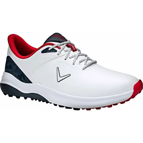 Callaway Lazer Mens Golf Shoes White/Navy/Red 44