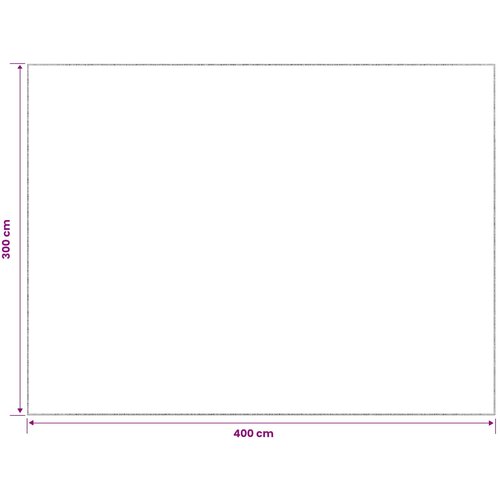  Tepih Siva 300 x 400 cm 100% poliester 3 mm Mogu se prati Slike
