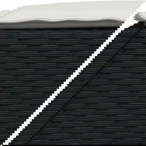 vidaXL 6-dijelni set vrtnih sofa s jastucima crni od poliratana Cijene