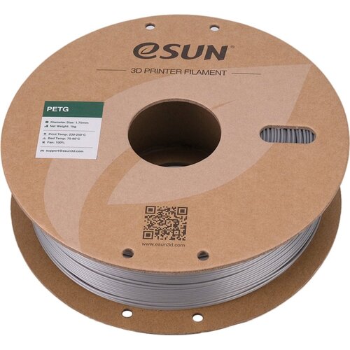 eSUN PETG SREBRNA (Silver) 1kg 1.75mm PaperRoll (PETG175S1P1) Cijene