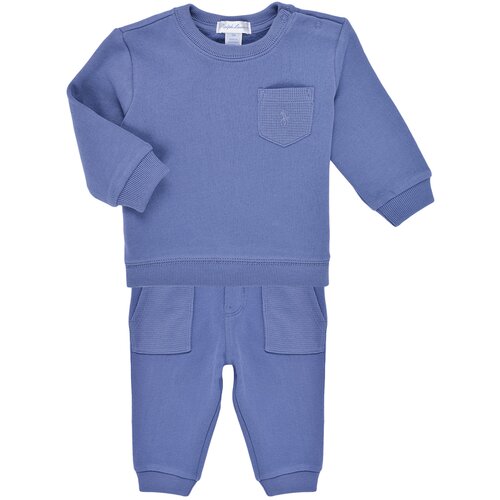 Polo Ralph Lauren Trenirka komplet LS WAFLE SET-SETS-PANT SET Modra Cene