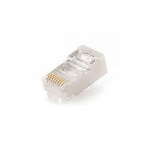  8P8C, modular shielded 30u&rdquo; gold plated, GEMBIRD PLUG5SP/100, 100 kom Cijene