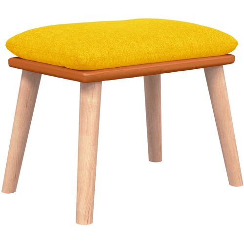  Tabure boja senfa 45x29,5x35 cm od tkanine i umjetne kože Slike