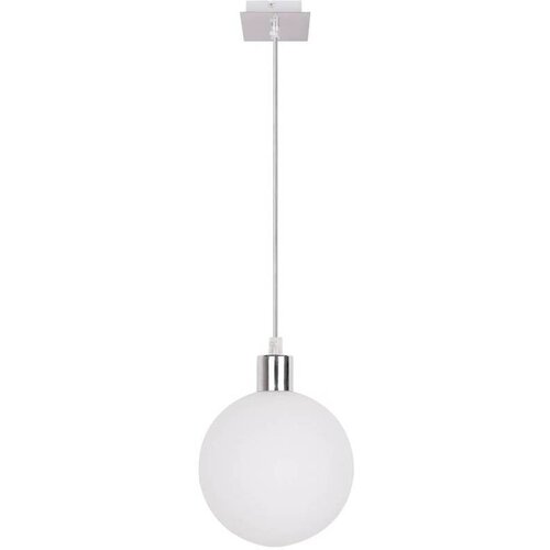 Candellux Lighting Visilica u srebrnoj boji sa staklenim sjenilom &amp;oslash; 15 cm Oden - Slike