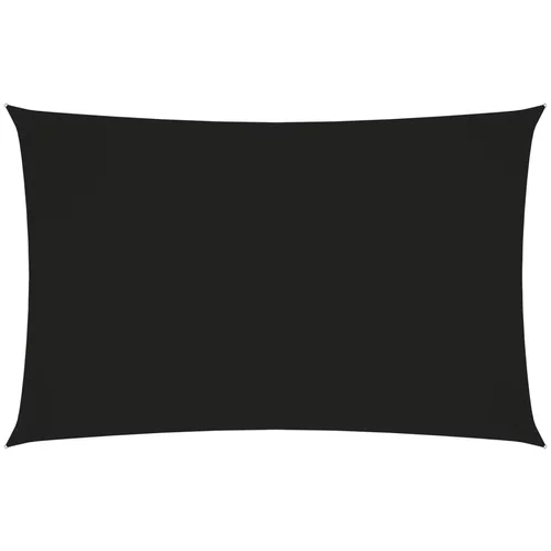 vidaXL jedro protiv sunca od tkanine Oxford pravokutno 2 x 5 m crno