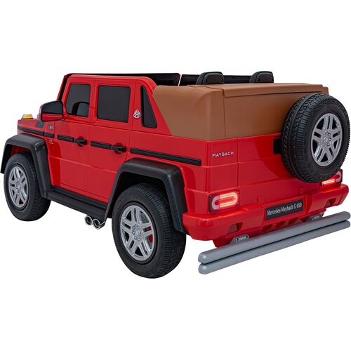  Licenciran avto na akumulator Mercedes Benz MAYBACH G650 STRONG - dvosed - rdeč Slike
