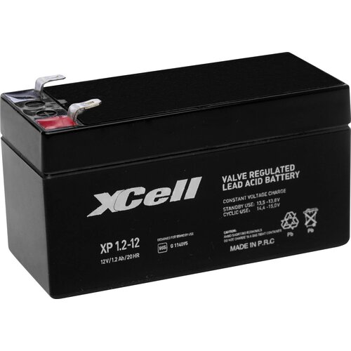 XCELL svinčev akumulator 12 v 1.2 ah XP1.212 XCEXP1.212 blei-vlies (agm) (b x h x t) 97 x 52 x 44 mm ploščati vtič 4.8 mm vzdrževanje ni potrebno\, vds-certificirano, (20439150) Cene