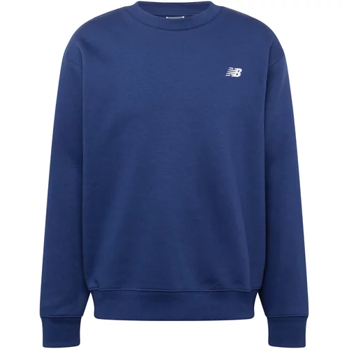 New Balance Sweater majica mornarsko plava / prljavo bijela
