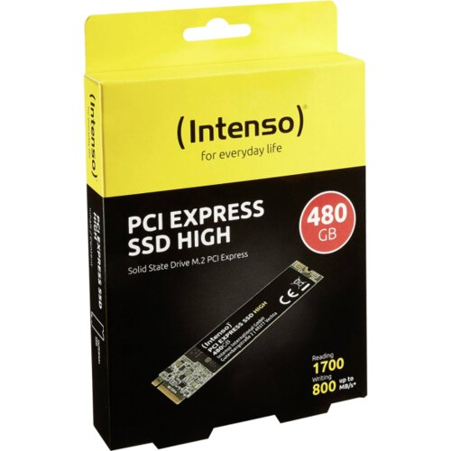 Intenso SSD M.2 2280, PCIe, kapacitet 480 GB &ndash; SSD M.2 PCIe 480GB/High Cijene