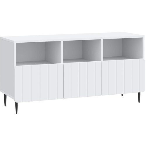 TV ormar s ladicama Bijela 102 x 34,5 x 50 cm Konstruirano drvo Slike